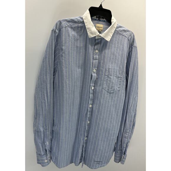 G.h. Bass & Co Ivy Oxford 40’s Longsleeve Button Up Slim Fit Shirt Size Large - Picture 6 of 9